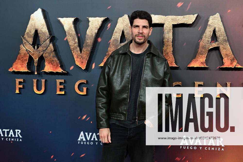 Premiere of the film Avatar Fire and Ashes Diego Matamoros attends the premiere of the new Avatar Fire and Ashes which celebrates its premiere at Kinepolis Ciudad de la Imagen, on December 9, 2025, in Madrid Spain With Avatar Fire and Ashes, James Cameron takes audiences back to Pandora in an immersive new adventure featuring Marine turned Na vi leader Jake Sully Sam Worthington, Na vi warrior Neytiri Zoe Saldana and the Sully family CINEMA PREMIERE PEOPLE FILM José Madrid Madrid Espana