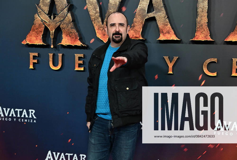 Premiere of the film Avatar Fire and Ash Carlos Areces attends the premiere of the new Avatar Fire and Ash which celebrates its premiere at Kinepolis Ciudad de la Imagen, on December 9, 2025, in Madrid Spain With Avatar Fire and Ash, James Cameron takes audiences back to Pandora in an immersive new adventure featuring Marine turned Na vi leader Jake Sully Sam Worthington, Na vi warrior Neytiri Zoe Saldana and the Sully family CINEMA PREMIERE PEOPLE FILM José Madrid Madrid Espana