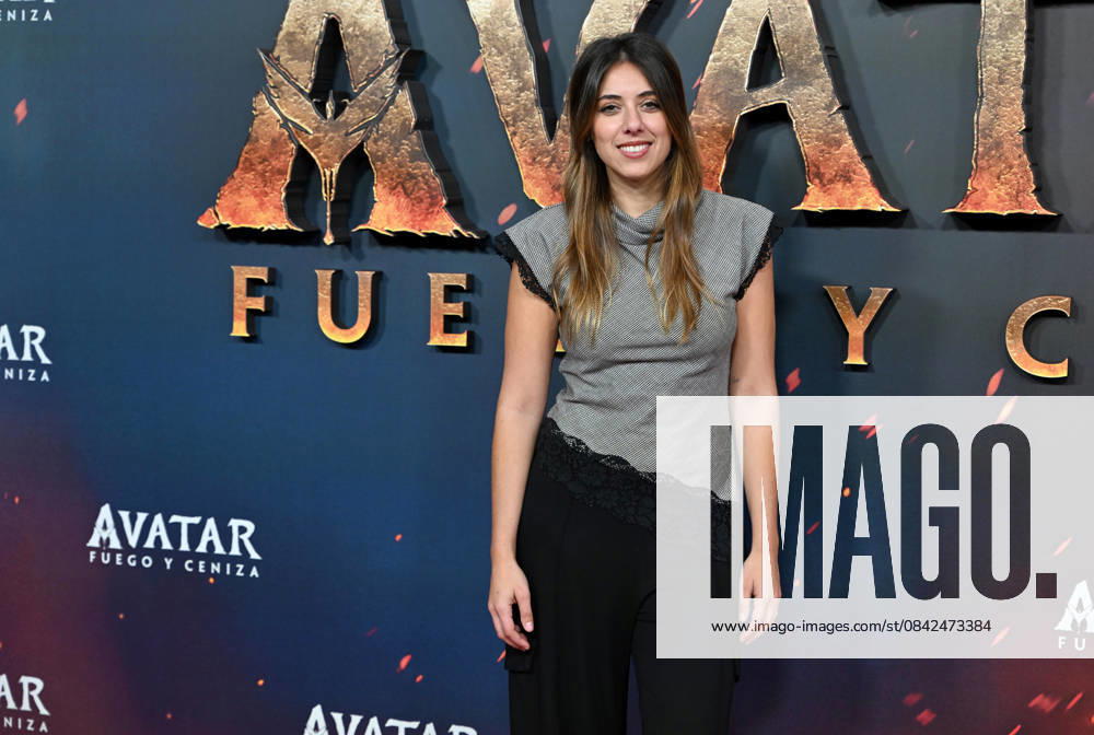 Premiere of the film Avatar Fire and Ash Marina Carmona attends the premiere of the new Avatar Fire and Ash which celebrates its premiere at Kinepolis Ciudad de la Imagen, on December 9, 2025, in Madrid Spain With Avatar Fire and Ash, James Cameron takes audiences back to Pandora in an immersive new adventure featuring Marine turned Na vi leader Jake Sully Sam Worthington, Na vi warrior Neytiri Zoe Saldana and the Sully family CINEMA PREMIERE PEOPLE FILM José Madrid Madrid Espana