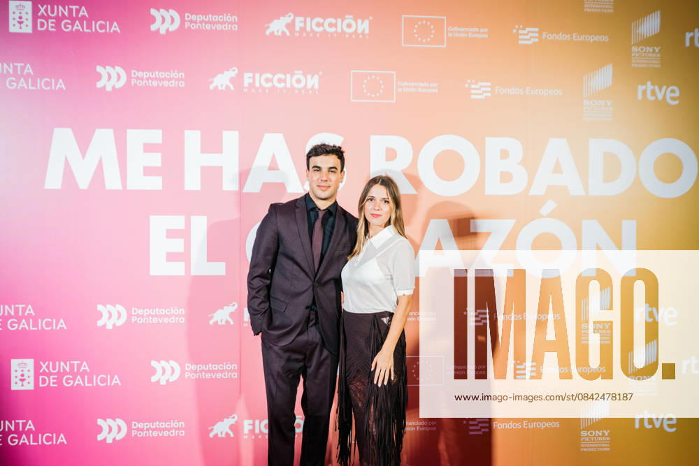 Premiere of the film Me has robado el corazón in Pontevedra Actors Óscar Casas and Ana Jara pose at the photocall for the premiere of the film Me has robado el corazón, at the Provincial Museum, on December 9, 2025, in Pontevedra, Galicia Spain The film, written and directed by Chus Gutiérrez, focuses on the contradictions of the system and the vital frustration of young people in todays Spain 09 DECEMBER 2025 PHOTOCALL PREMIERE MOVIE CINEMA ACTORS Pontevedra Galicia Pontevedra Galicia Galicia Spain