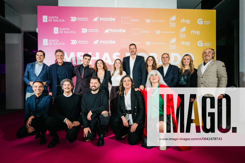 Premiere of the film Me has robado el corazón in Pontevedra Family photo at the photocall for the premiere of the film Me has robado el corazón, at the Provincial Museum, on December 9, 2025, in Pontevedra, Galicia Spain The film, written and directed by Chus Gutiérrez, focuses on the contradictions of the system and the frustration of young people in todays Spain, written and directed by Chus Gutiérrez, focuses on the contradictions of the system and the vital frustration of young people in todays Spain 09 DECEMBER 2025 PHOTOCALL PREMIERE MOVIE CINEMA ACTORS Pontevedra Galicia Pontevedra Galicia Galicia Spain