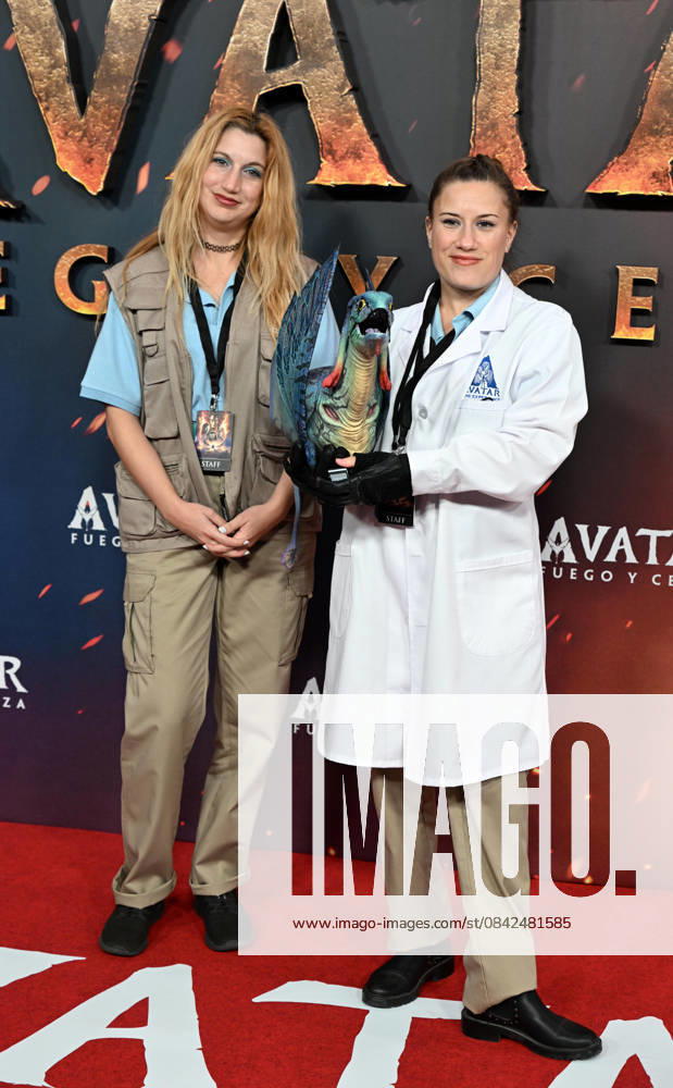 Premiere of the film Avatar Fire and Ash Guests attend the premiere of the new Avatar Fire and Ash which celebrates its premiere at Kinepolis Ciudad de la Imagen, December 9, 2025, in Madrid Spain With Avatar Fire and Ash, James Cameron takes audiences back to Pandora in an immersive new adventure featuring Marine turned Na vi leader Jake Sully Sam Worthington, Na vi warrior Neytiri Zoe Saldana and the Sully family CINEMA PREMIERE PEOPLE FILM José Madrid Madrid Espana