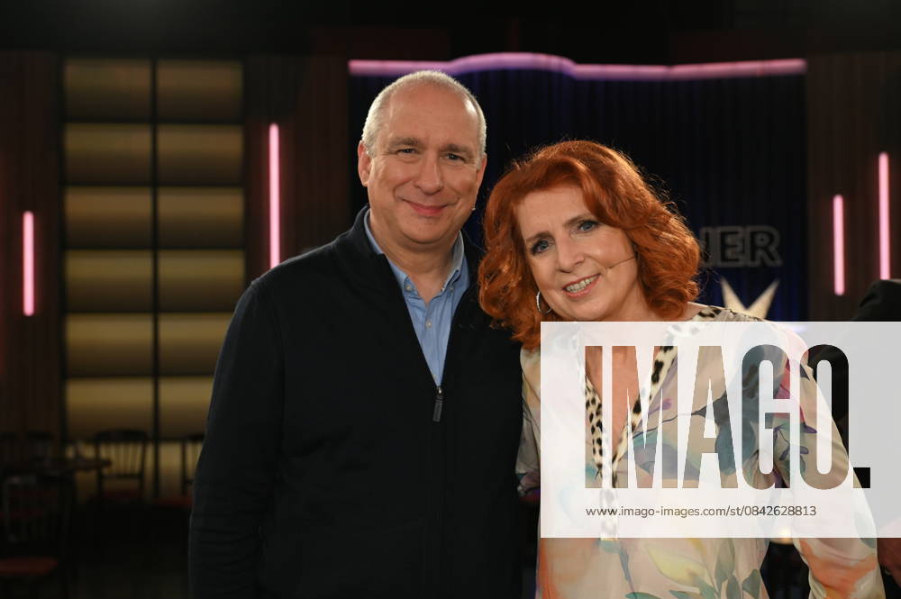 Handball coach Thomas Floethe and sports journalist Monica Lierhaus as guests on the WDR talk show Kölner Treff