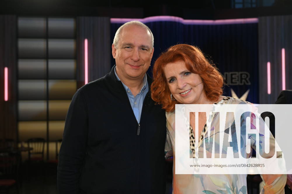 Handball coach Thomas Floethe and sports journalist Monica Lierhaus as guests on the WDR talk show Kölner Treff
