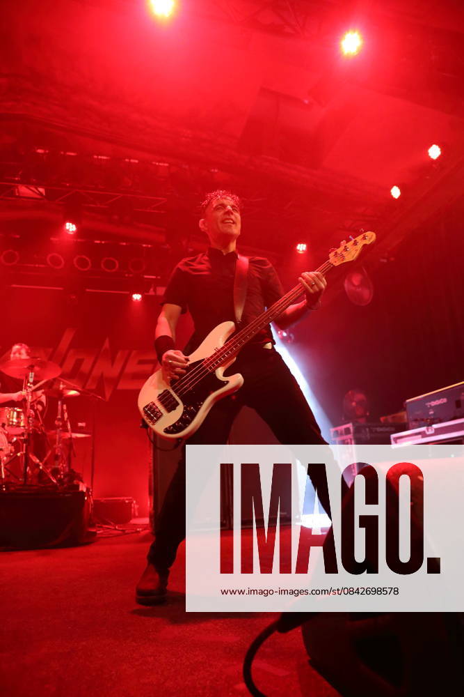 John Calabrese from the band Danko Jones at a concert at the Astra Kulturhaus in Berlin, December 12, 2025 Danko Jones concert Berlin