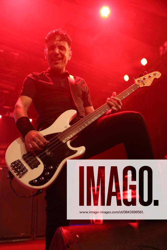 John Calabrese from the band Danko Jones at a concert at the Astra Kulturhaus in Berlin, December 12, 2025 Danko Jones concert Berlin