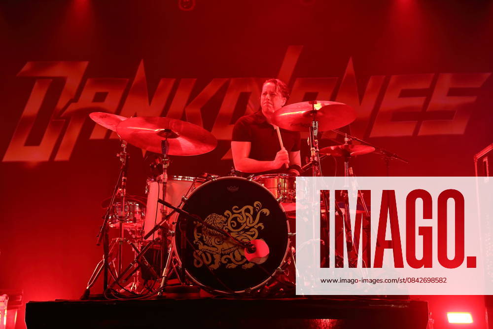 Rich Knox from the band Danko Jones at a concert at the Astra Kulturhaus in Berlin, December 12, 2025 Danko Jones concert Berlin
