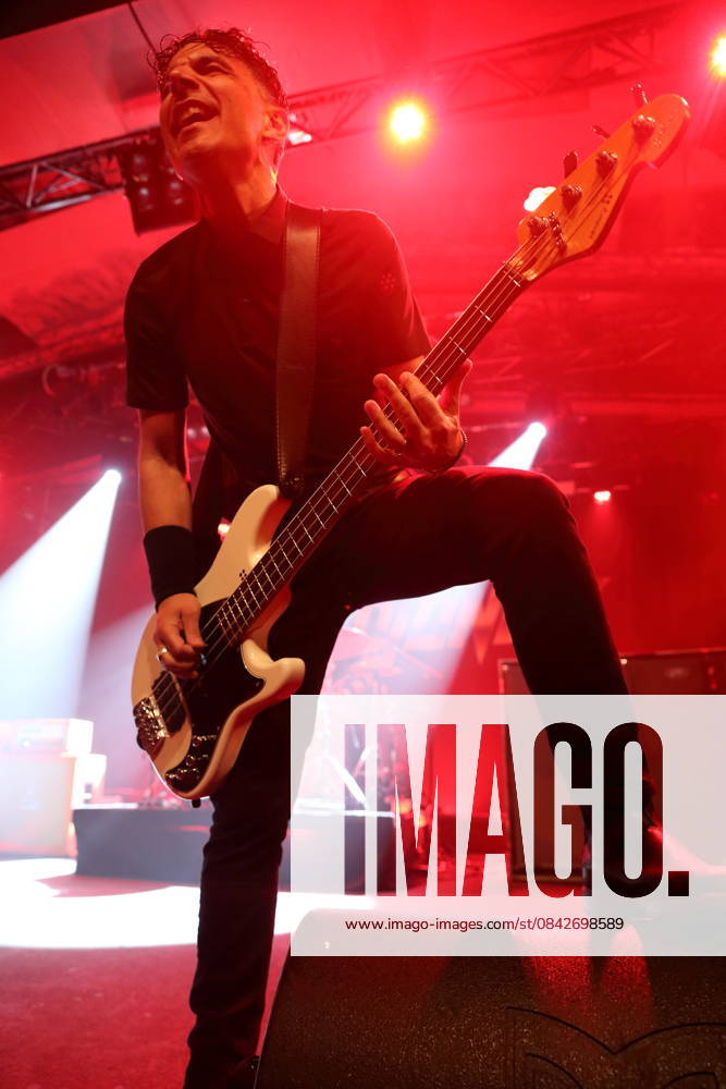 John Calabrese from the band Danko Jones at a concert at the Astra Kulturhaus in Berlin, December 12, 2025 Danko Jones concert Berlin