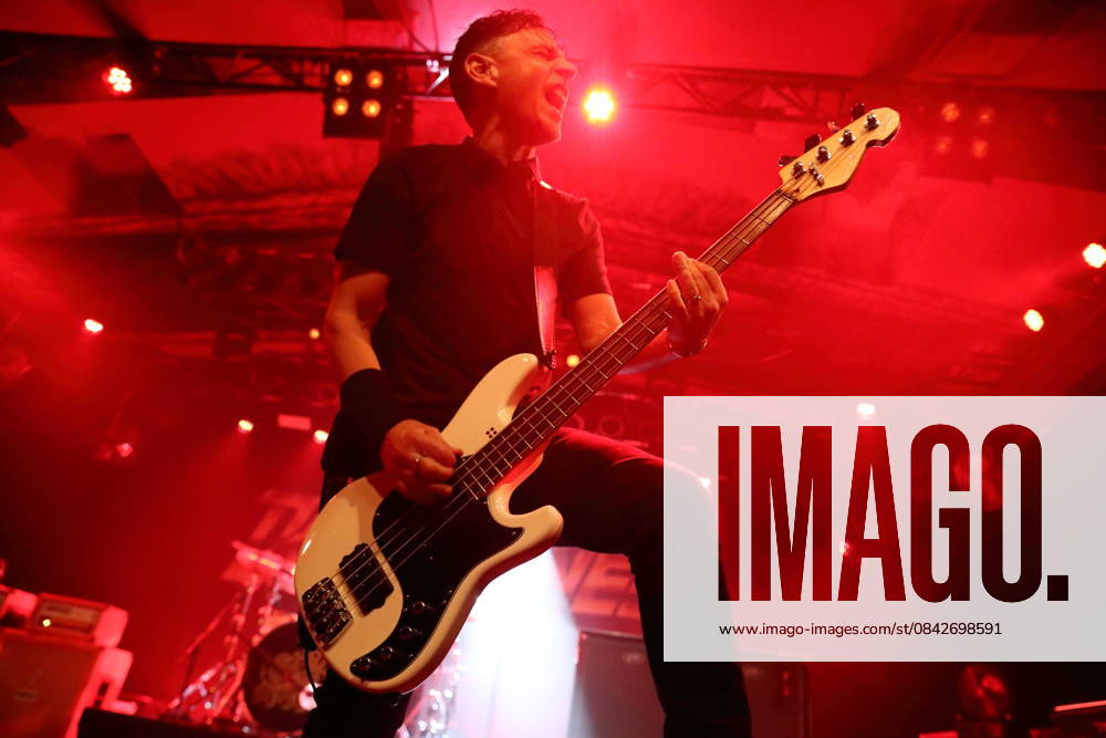John Calabrese from the band Danko Jones at a concert at the Astra Kulturhaus in Berlin, December 12, 2025 Danko Jones concert Berlin