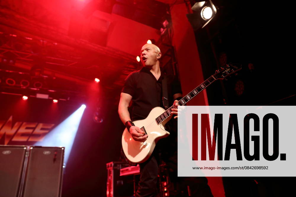 Danko Jones from the band Danko Jones at a concert at Astra Kulturhaus in Berlin, December 12, 2025 Danko Jones concert Berlin