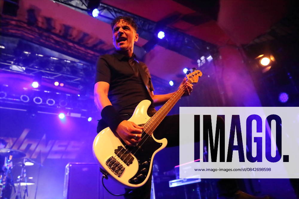 John Calabrese from the band Danko Jones at a concert at the Astra Kulturhaus in Berlin, December 12, 2025 Danko Jones concert Berlin