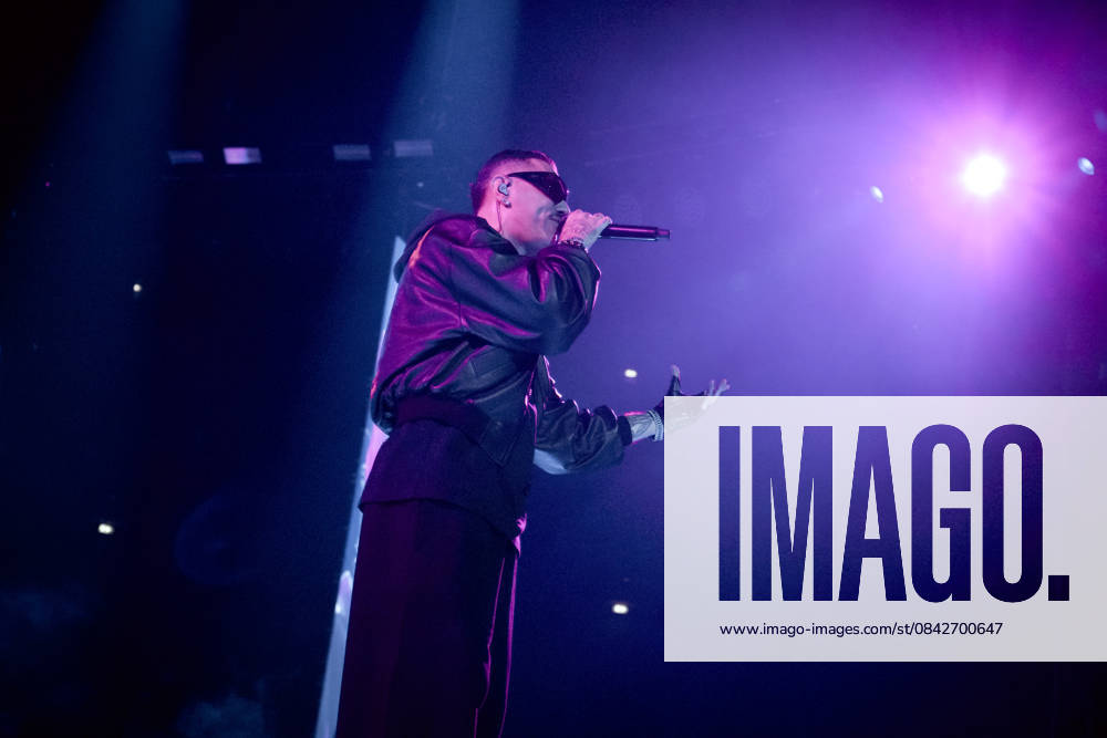 Rome, Marracash is in concert in Rome at the Palazzo dello Sport for his Marra Palazzi25 tour. The Roman dates are sold out. In the photo: MArracash