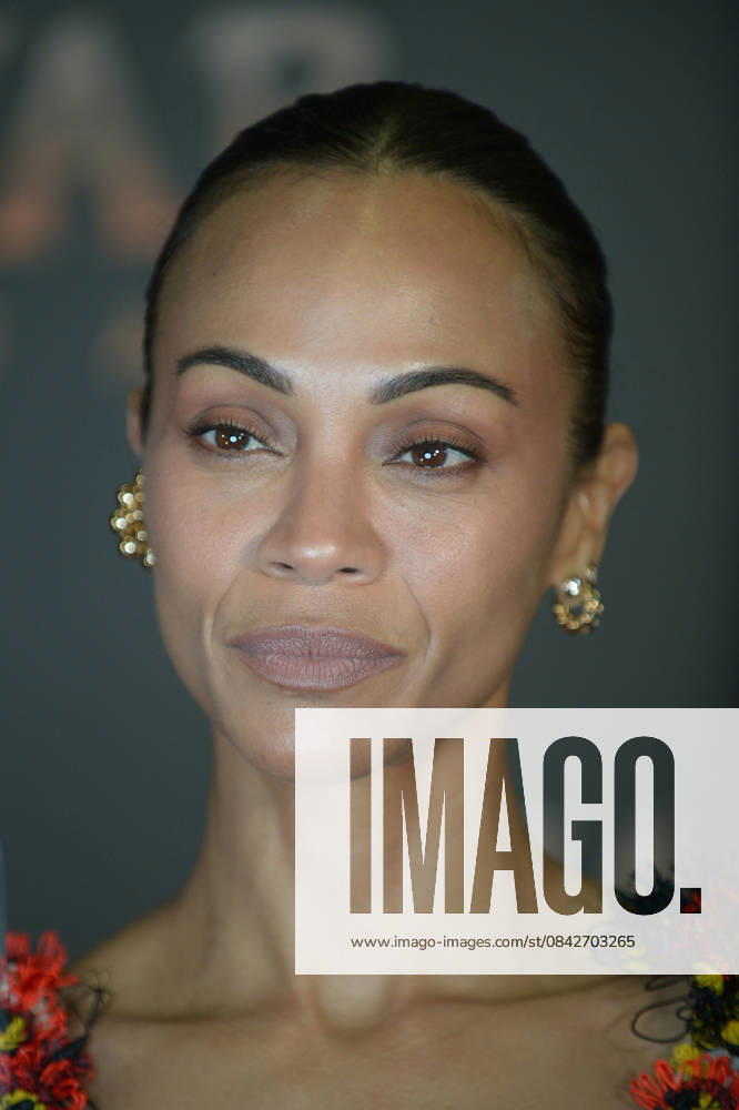 MIAMI, FLORIDA - DECEMBER 12: Zoe Saldana attends the Miami Special Screening of Avatar: Fire and Ash at AMC Sunset Place 24 in Miami, Florida on December 12, 2025.