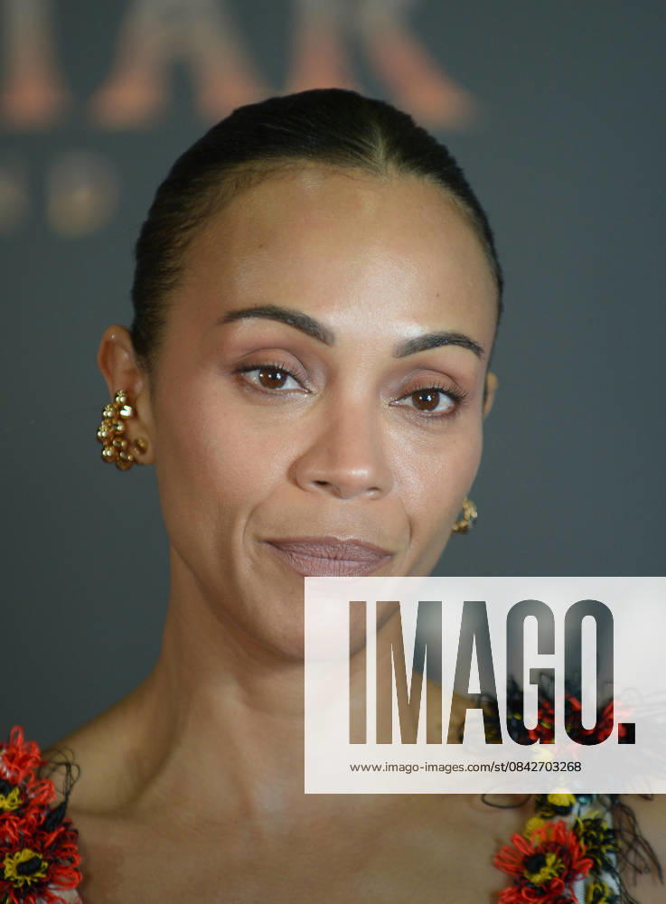 MIAMI, FLORIDA - DECEMBER 12: Zoe Saldana attends the Miami Special Screening of Avatar: Fire and Ash at AMC Sunset Place 24 in Miami, Florida on December 12, 2025.