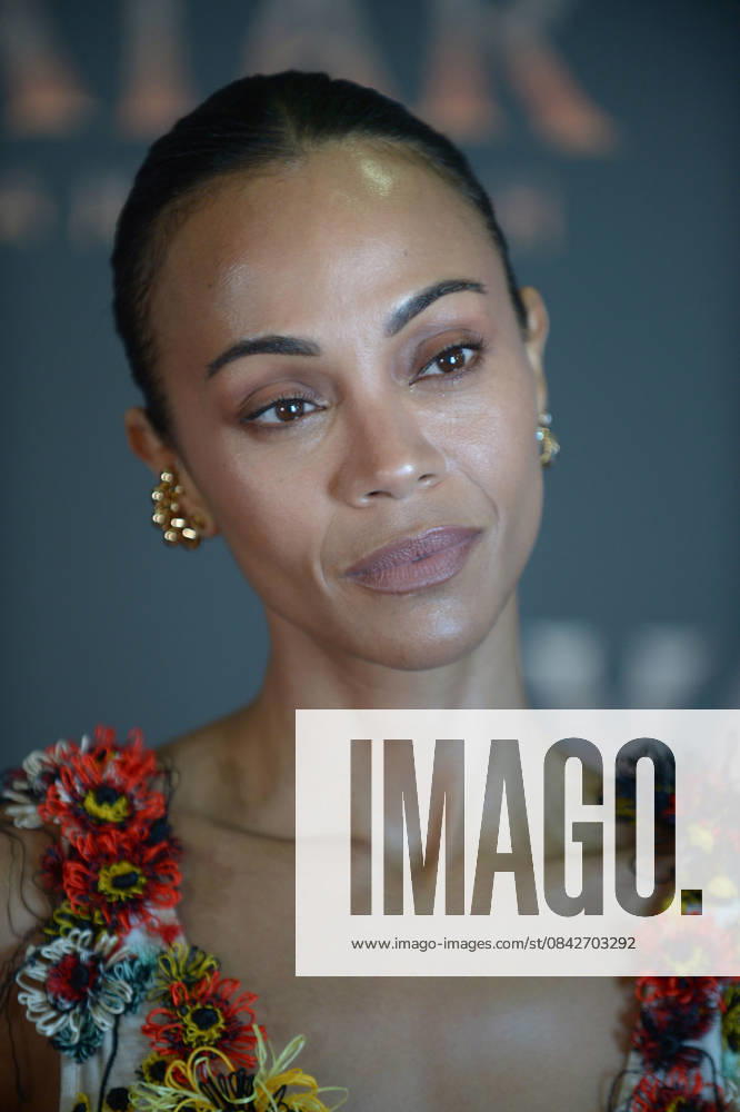 MIAMI, FLORIDA - DECEMBER 12: Zoe Saldana attends the Miami Special Screening of Avatar: Fire and Ash at AMC Sunset Place 24 in Miami, Florida on December 12, 2025.