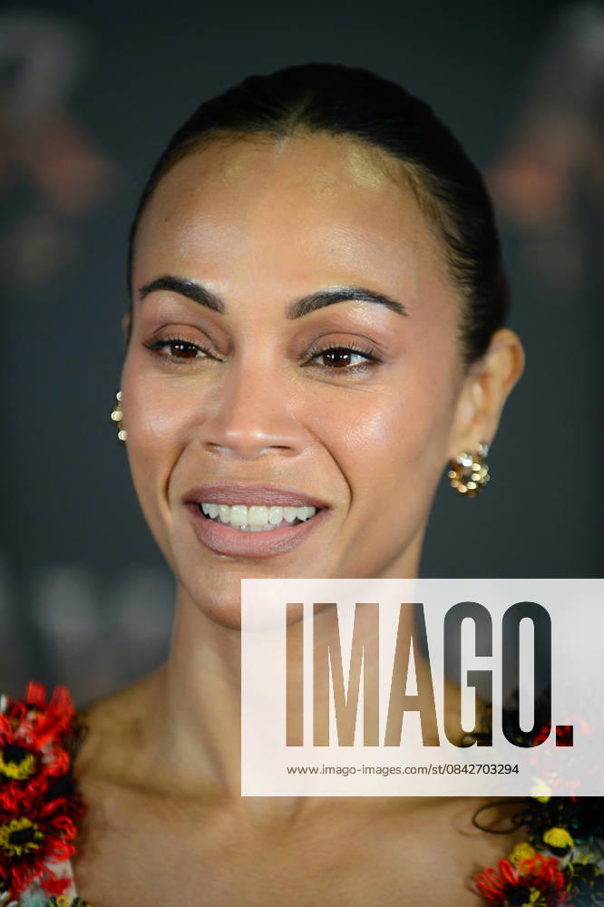 MIAMI, FLORIDA - DECEMBER 12: Zoe Saldana attends the Miami Special Screening of Avatar: Fire and Ash at AMC Sunset Place 24 in Miami, Florida on December 12, 2025.