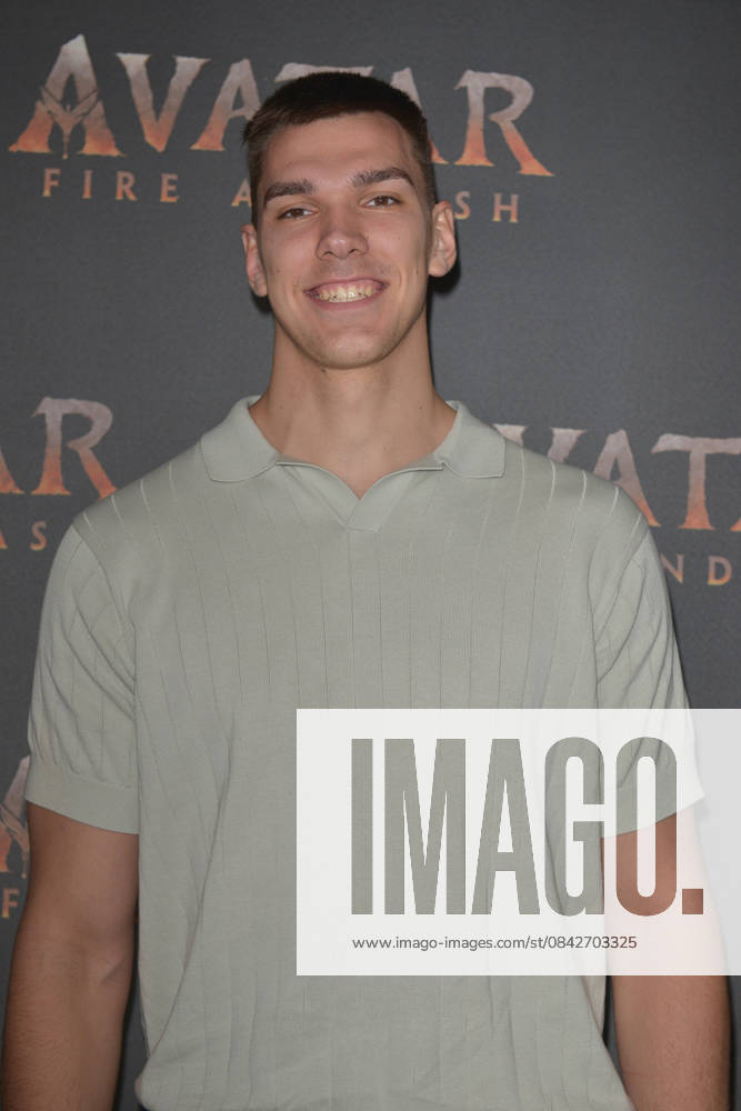 MIAMI, FLORIDA - DECEMBER 12: Vladislav Goldin, NBA Miami Heat Player attends the Miami Special Screening of Avatar: Fire and Ash at AMC Sunset Place 24 in Miami, Florida on December 12, 2025.