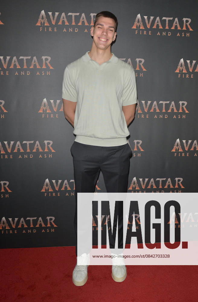 MIAMI, FLORIDA - DECEMBER 12: Vladislav Goldin, NBA Miami Heat Player attends the Miami Special Screening of Avatar: Fire and Ash at AMC Sunset Place 24 in Miami, Florida on December 12, 2025.