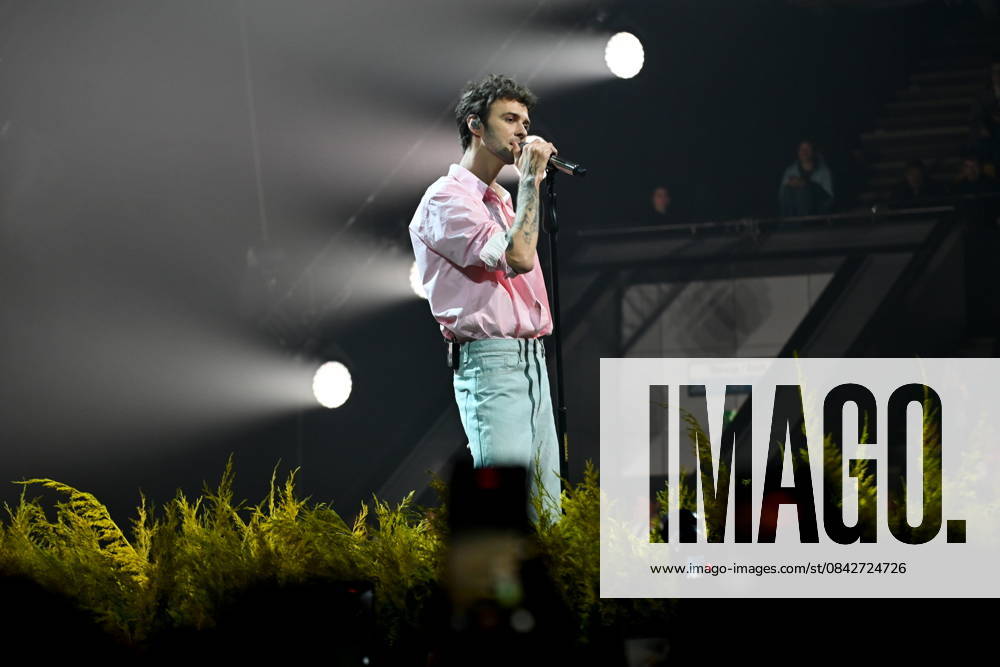 Solo concert of Ukrainian singer Max Barskih in Kyiv - 13 Dec 2025 Ukrainian singer Max Barskih performs at the Kyiv Palace of Sports. Kyiv Ukraine