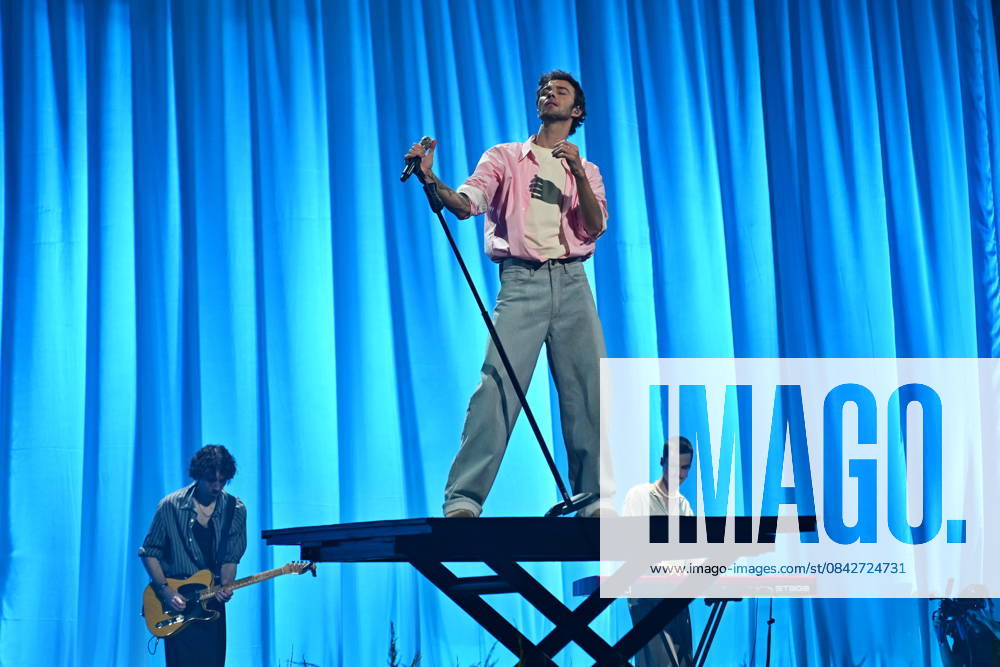 Solo concert of Ukrainian singer Max Barskih in Kyiv - 13 Dec 2025 Ukrainian singer Max Barskih performs at the Kyiv Palace of Sports. Kyiv Ukraine