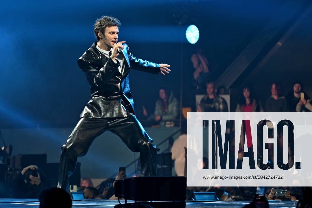 Solo concert of Ukrainian singer Max Barskih in Kyiv - 13 Dec 2025 Ukrainian singer Max Barskih performs at the Kyiv Palace of Sports. Kyiv Ukraine