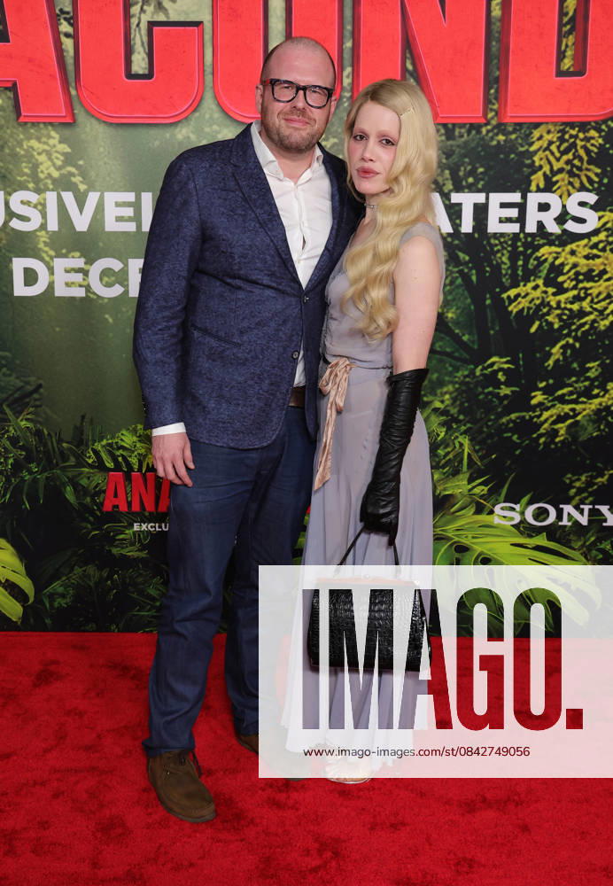 Los Angeles, California -Evan Daugherty, Esther Harrington. Los Angeles Premiere Of Columbia Pictures Anaconda held at The United Theater on Broadwayl.in Los Angeles. Photo