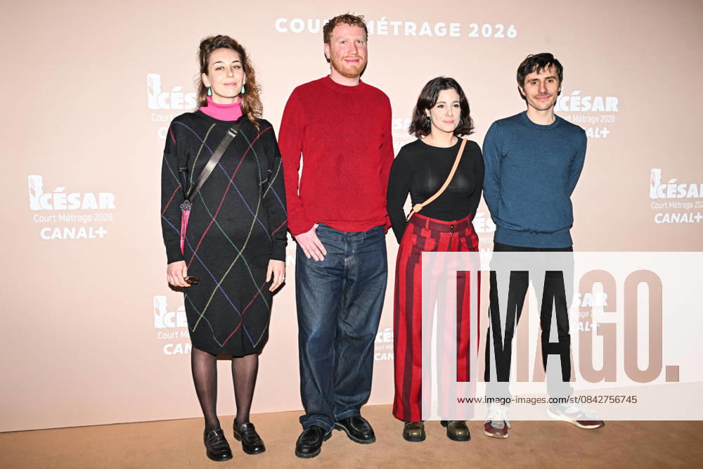 Photocall Courts Metrages Cesar 2026 in Paris FA (L-R) Guests and Yannick Beauquis pose for a photocall during the Brunch of Courts Metrages Cesar 2026 in Paris on December 14, 2025. Photo by Firas Abdullah ABACAPRESS.COM Paris Ile-de-France France
