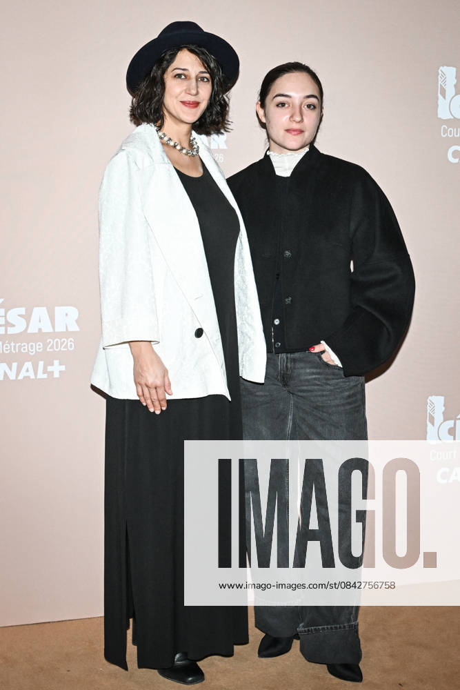 Photocall Courts Metrages Cesar 2026 in Paris FA (L-R) Zar Amir Ebrahimi and Luana Bajrami pose for a photocall during the Brunch of Courts Metrages Cesar 2026 in Paris on December 14, 2025. Photo by Firas Abdullah ABACAPRESS.COM Paris Ile-de-France France