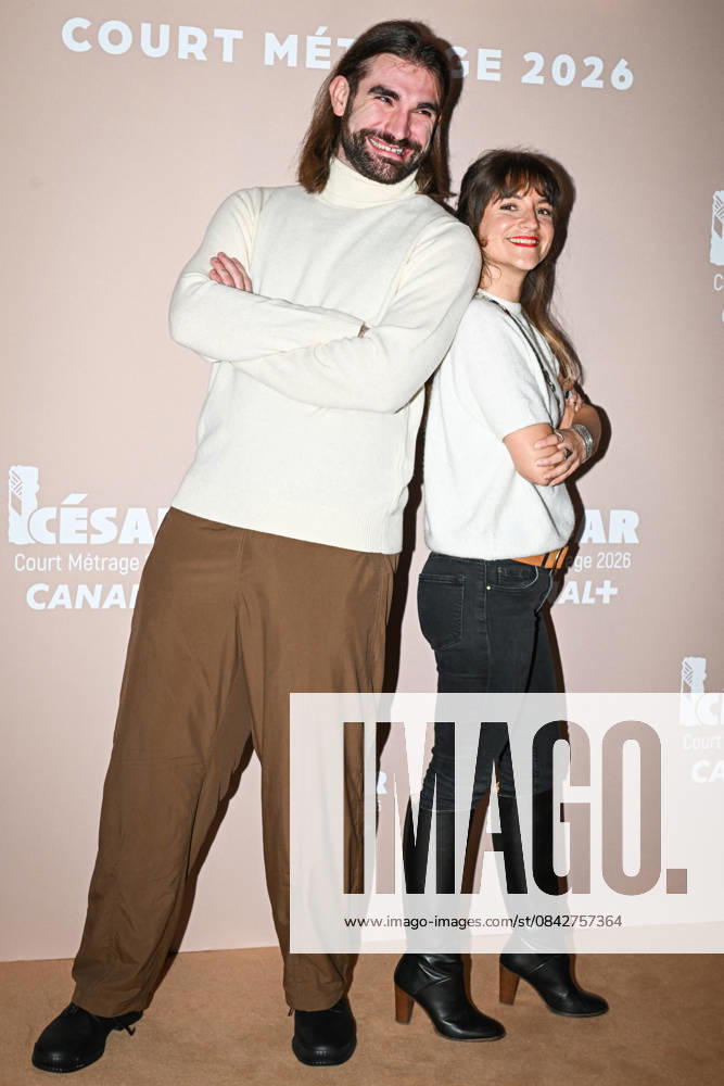 Photocall Courts Metrages Cesar 2026 in Paris FA Emmanuel Georges (L) and a guest pose for a photocall during the Brunch of Courts Metrages Cesar 2026 in Paris on December 14, 2025. Photo by Firas Abdullah ABACAPRESS.COM Paris Ile-de-France France