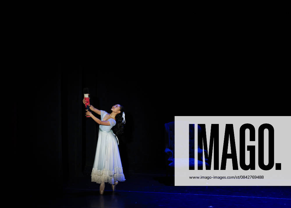 Dancers perform on stage at the Joffrey Ballet School performance of The Nutcracker at the LaGuardia Performing Arts Center on Sunday, December 14, 2025 in New York City. NYP20251214110 JohnxAngelillo