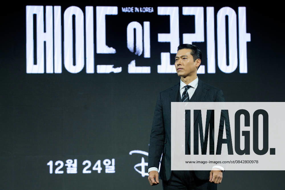 Disney Plus series Made In Korea press conference SEOUL, SOUTH KOREA, DEC 15: South Korean actor Hyun bin during Disney Plus series Made In Korea press conference at the InterContinental Seoul Parnas in Seoul, South Korea, on December 15, 2025. Seoul the InterContinental Seoul Parna South Korea 8247_286158