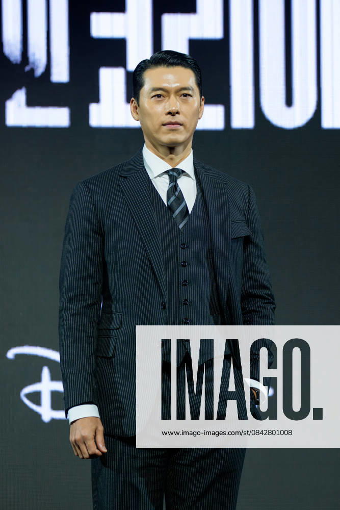 Disney Plus series Made In Korea press conference SEOUL, SOUTH KOREA, DEC 15: South Korean actor Hyun bin during Disney Plus series Made In Korea press conference at the InterContinental Seoul Parnas in Seoul, South Korea, on December 15, 2025. Seoul the InterContinental Seoul Parna South Korea 8247_286160