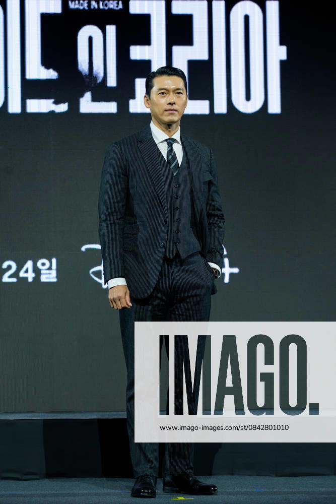 Disney Plus series Made In Korea press conference SEOUL, SOUTH KOREA, DEC 15: South Korean actor Hyun bin during Disney Plus series Made In Korea press conference at the InterContinental Seoul Parnas in Seoul, South Korea, on December 15, 2025. Seoul the InterContinental Seoul Parna South Korea 8247_286161