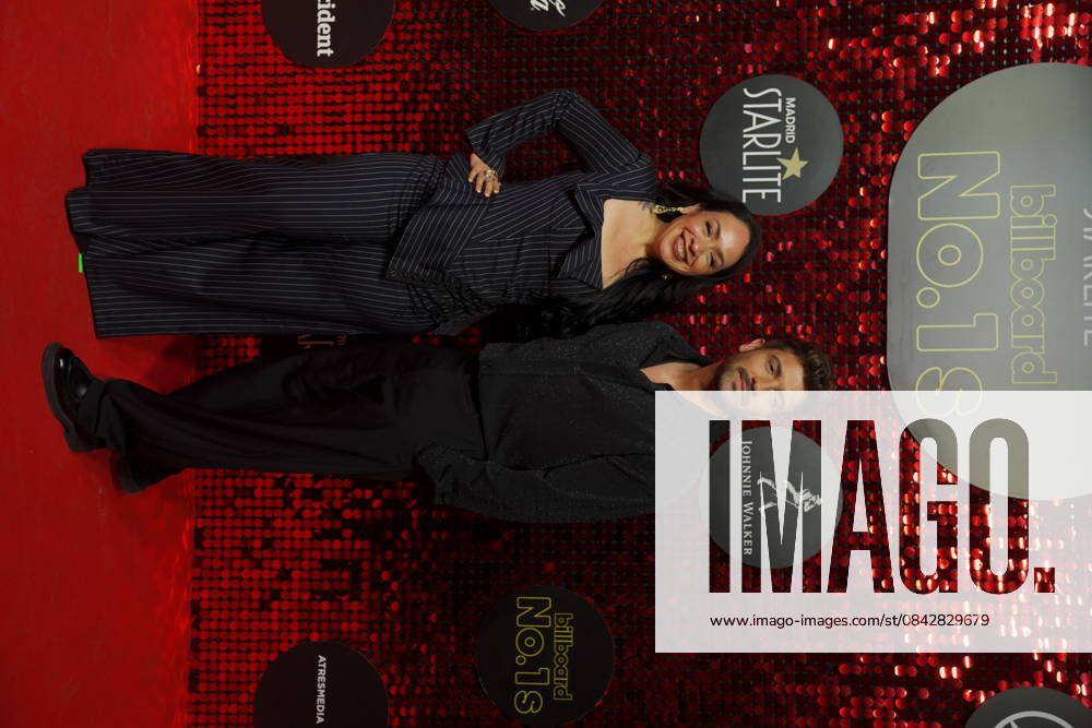 Carla Morrison and Pablo Alborán attend the Billboard No. 1s photocall at Ifema on December 15, 2025 in Madrid, Spain.( ALTERPHOTOS S.Villarroel) (20251215056)
