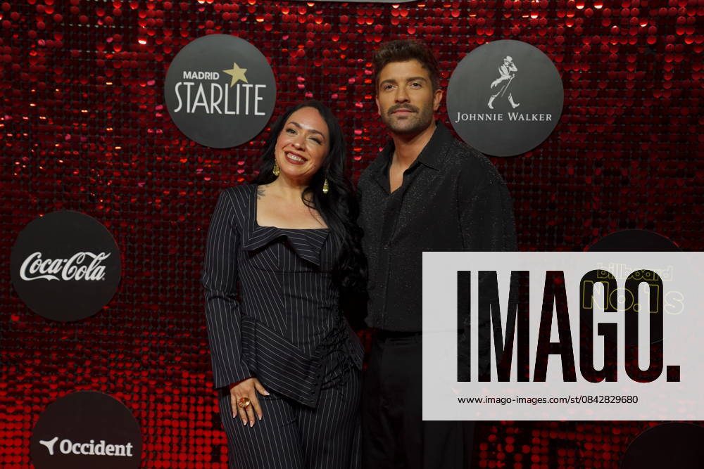 Carla Morrison and Pablo Alborán attend the Billboard No. 1s photocall at Ifema on December 15, 2025 in Madrid, Spain.( ALTERPHOTOS S.Villarroel) (20251215057)