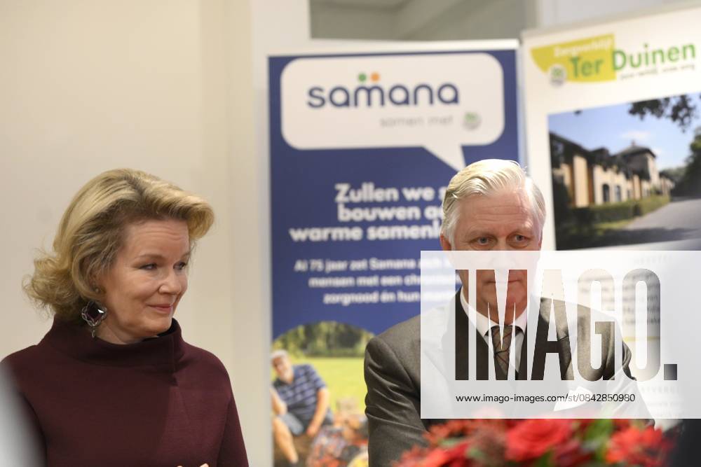King Philippe And Queen Mathilde Visit Convalescent Home NIEUWPOORT, BELGIUM - DECEMBER 16: King Philippe and Queen Mathilde pictured paying a Christmas visit to the non-profit organisation Samana at the Ter Duinen holiday and convalescent home in Nieuwpoort on December 16, 2025 in NIeuwpoort, Belgium, 16 12 2025 NIeuwpoort Belgium