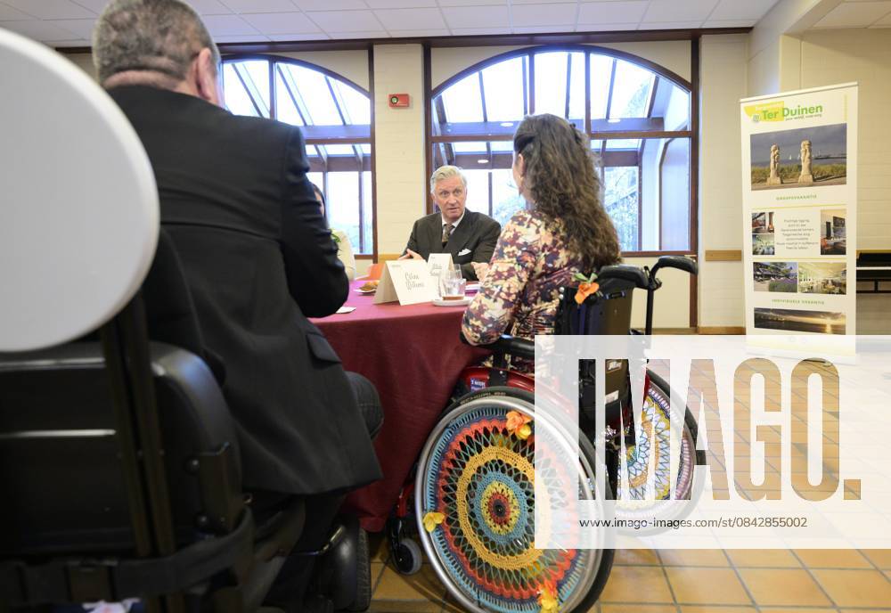 King Philippe And Queen Mathilde Visit Convalescent Home NIEUWPOORT, BELGIUM - DECEMBER 16: King Philippe and Queen Mathilde pictured paying a Christmas visit to the non-profit organisation Samana at the Ter Duinen holiday and convalescent home in Nieuwpoort on December 16, 2025 in NIeuwpoort, Belgium, 16 12 2025 NIeuwpoort Belgium