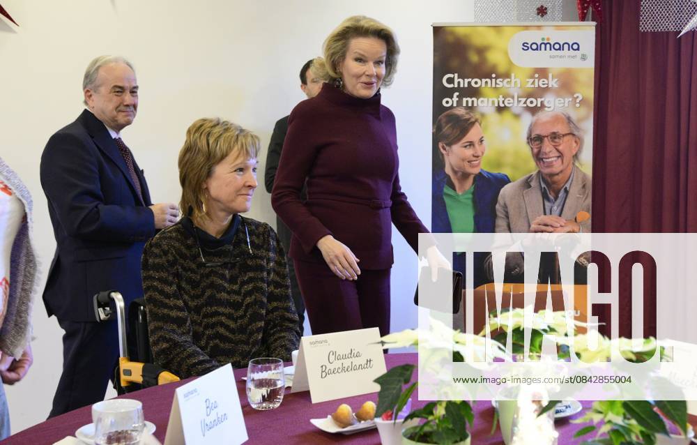King Philippe And Queen Mathilde Visit Convalescent Home NIEUWPOORT, BELGIUM - DECEMBER 16: King Philippe and Queen Mathilde pictured paying a Christmas visit to the non-profit organisation Samana at the Ter Duinen holiday and convalescent home in Nieuwpoort on December 16, 2025 in NIeuwpoort, Belgium, 16 12 2025 NIeuwpoort Belgium