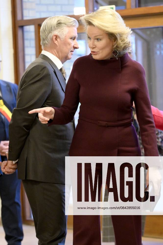 King Philippe And Queen Mathilde Visit Convalescent Home NIEUWPOORT, BELGIUM - DECEMBER 16: King Philippe and Queen Mathilde pictured paying a Christmas visit to the non-profit organisation Samana at the Ter Duinen holiday and convalescent home in Nieuwpoort on December 16, 2025 in NIeuwpoort, Belgium, 16 12 2025 NIeuwpoort Belgium