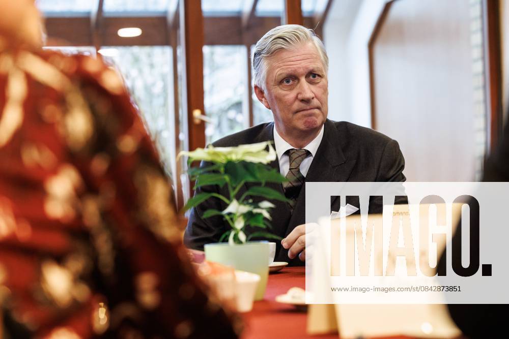 King Philippe - Filip of Belgium pictured during a royal visit to vzw Samana in holiday and recovery residence Ter Duinen in Nieuwpoort, Tuesday 16 December 2025. Samana organizes home visits, social gatherings, customized vacations, and training for people with chronic illnesses or high care needs and their caregivers. KURTxDESPLENTER 149285315
