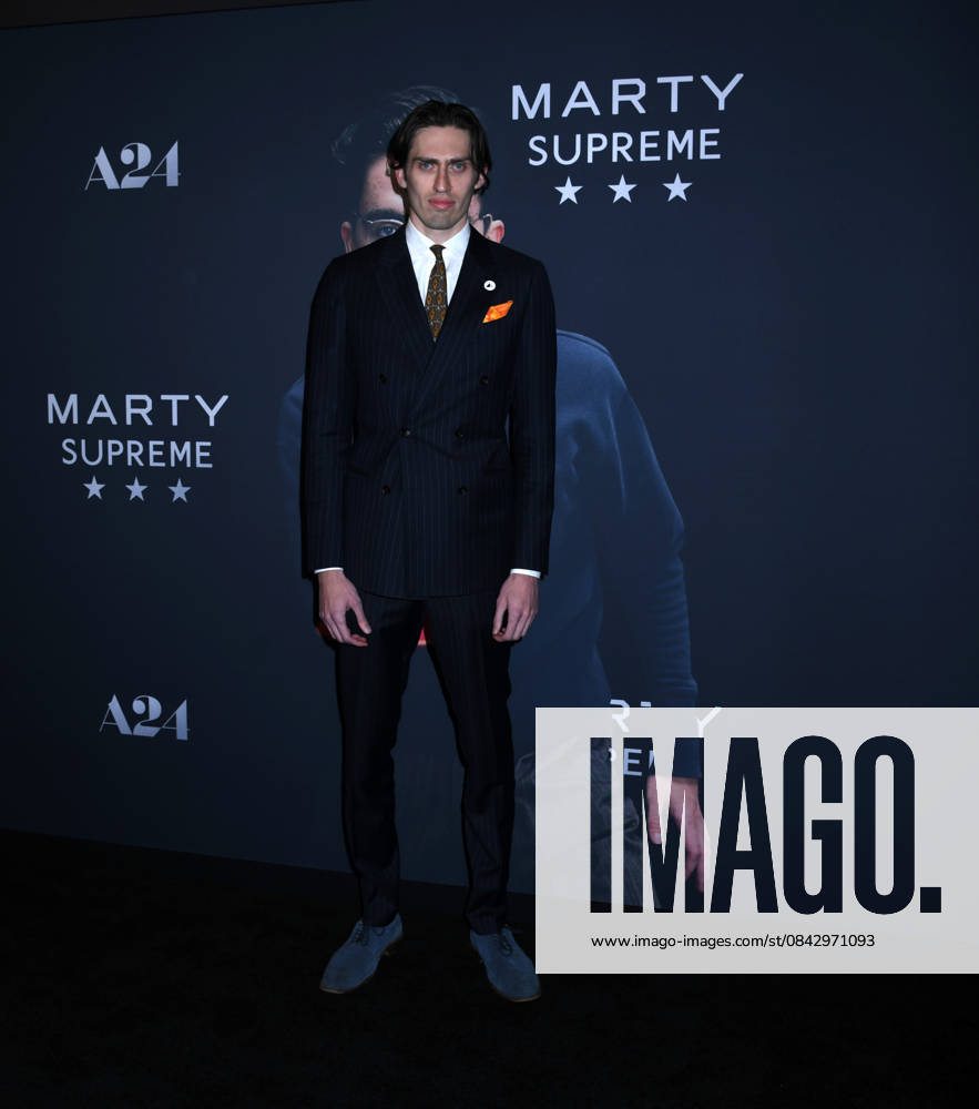 Isaac Simon attends A24 s Marty Supreme New York Premiere. Held at Regal Times Square in New York. Zuma Press December 16, 2025. New York United States - ZUMAp281 20251216_zea_p281_264