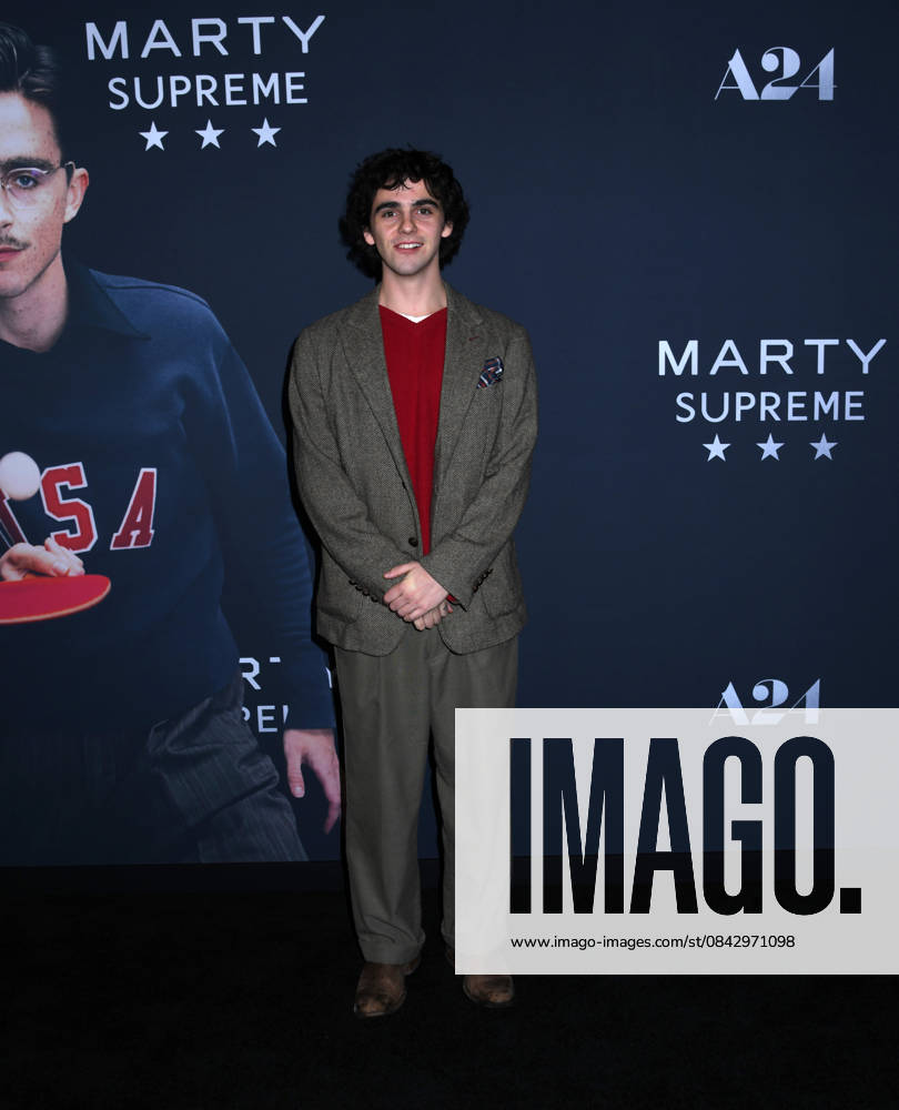 Jack Dylan Grazer attends A24 s Marty Supreme New York Premiere. Held at Regal Times Square in New York. Zuma Press December 16, 2025. New York United States - ZUMAp281 20251216_zea_p281_270