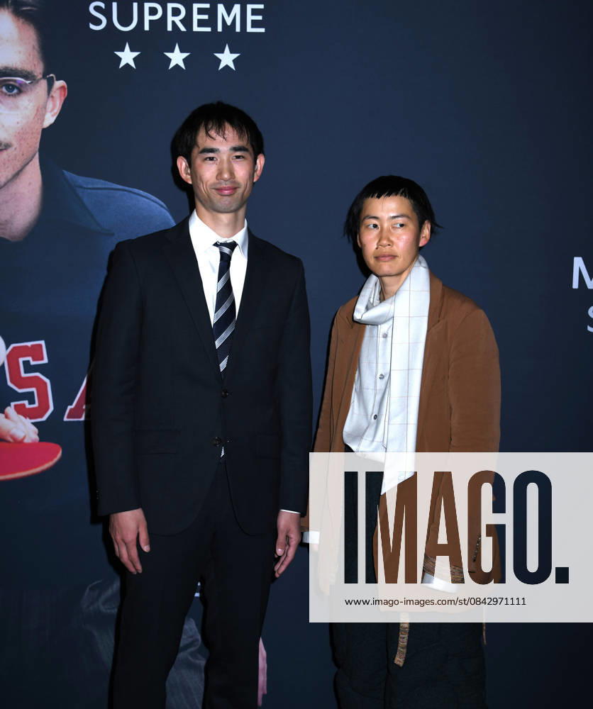 Koto Kawaguchi and Maiko Endo attend A24 s Marty Supreme New York Premiere. Held at Regal Times Square in New York. Zuma Press December 16, 2025. New York United States - ZUMAp281 20251216_zea_p281_279
