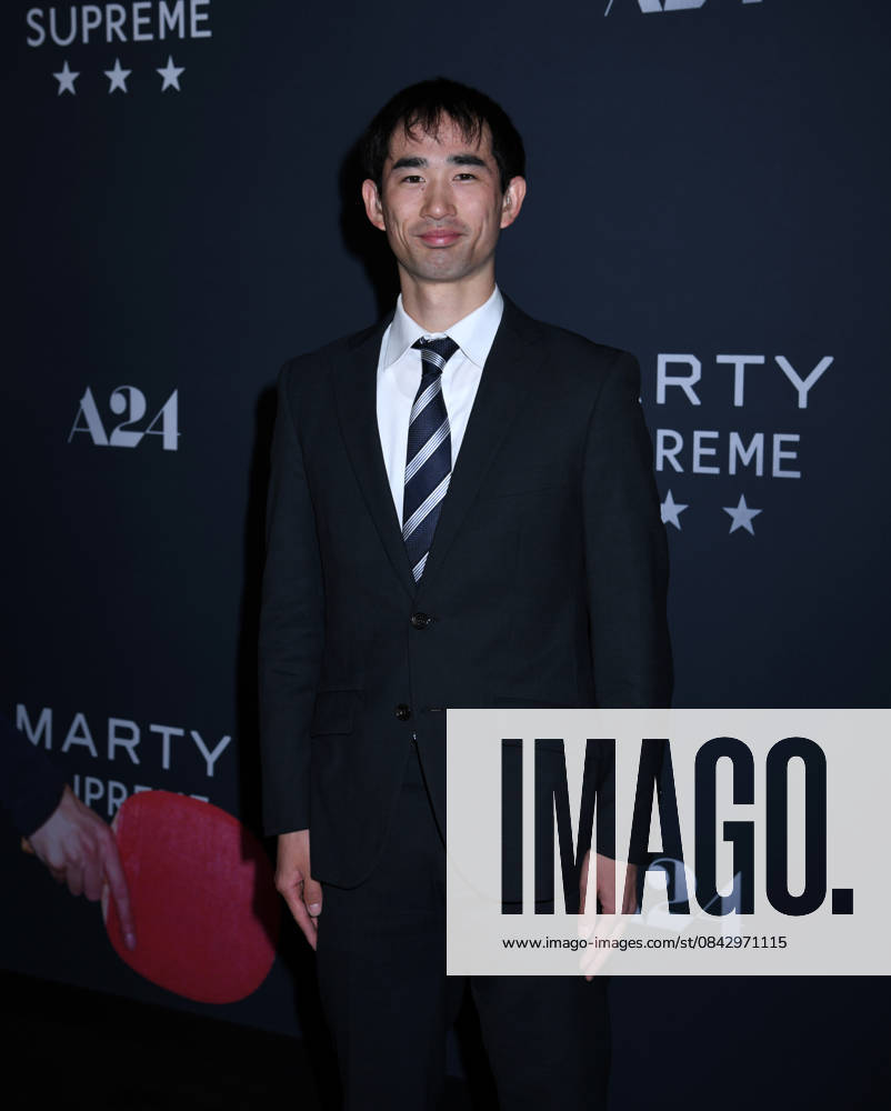 Koto Kawaguchi attends A24 s Marty Supreme New York Premiere. Held at Regal Times Square in New York. Zuma Press December 16, 2025. New York United States - ZUMAp281 20251216_zea_p281_281