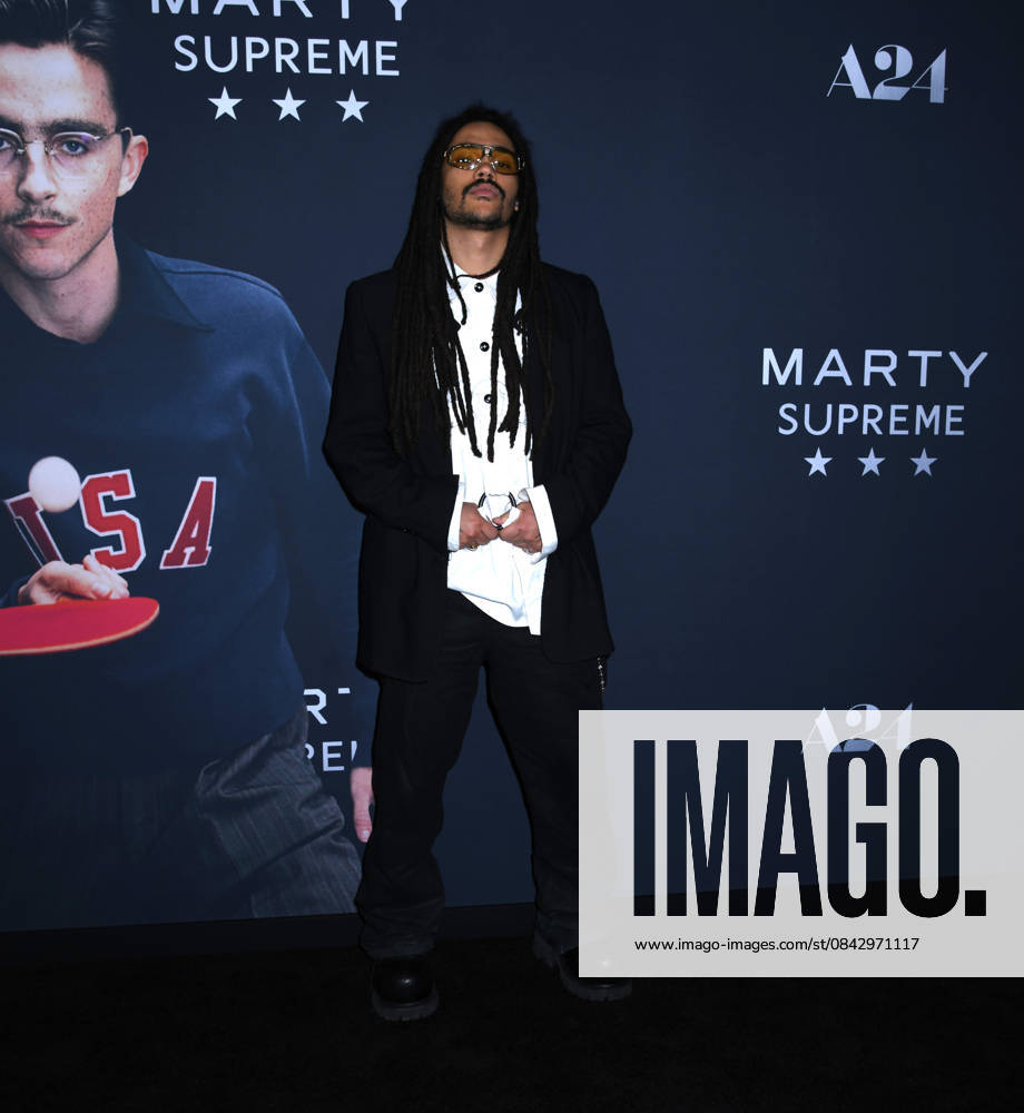Luka Sabbat attends A24 s Marty Supreme New York Premiere. Held at Regal Times Square in New York. Zuma Press December 16, 2025. New York United States - ZUMAp281 20251216_zea_p281_283