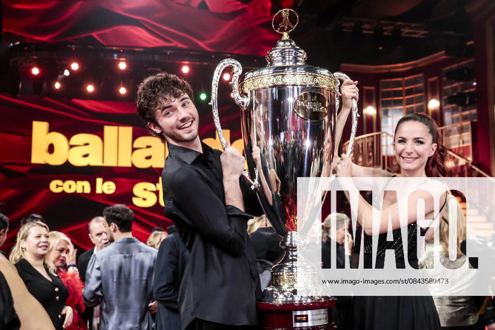 Dancing with the Stars television show, the finale. Pictured is Andrea Delogu and Nikita Perotti, the winners. Rome, Italy 20 December 2025 Rome Italy - ZUMAa289 20251221_zia_a289_011
