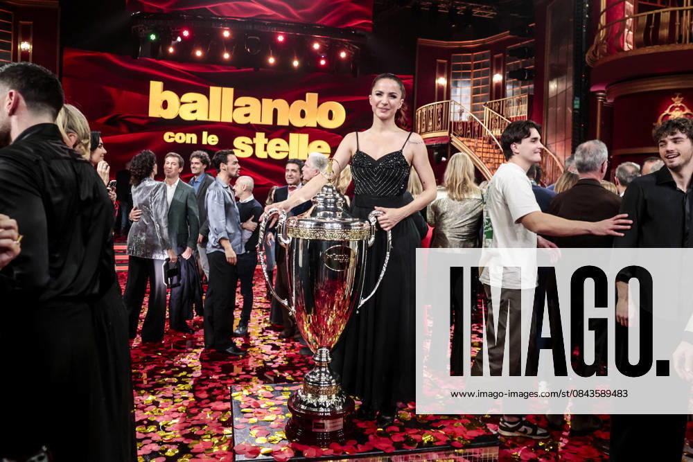 Dancing with the Stars television show, the finale. Pictured is Andrea Delogu and Nikita Perotti, the winners. Rome, Italy 20 December 2025 Rome Italy - ZUMAa289 20251221_zia_a289_015