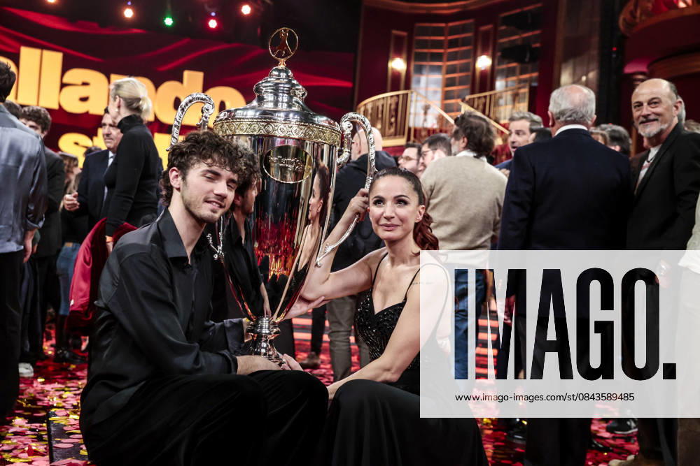 Dancing with the Stars television show, the finale. Pictured is Andrea Delogu and Nikita Perotti, the winners. Rome, Italy 20 December 2025 Rome Italy - ZUMAa289 20251221_zia_a289_018