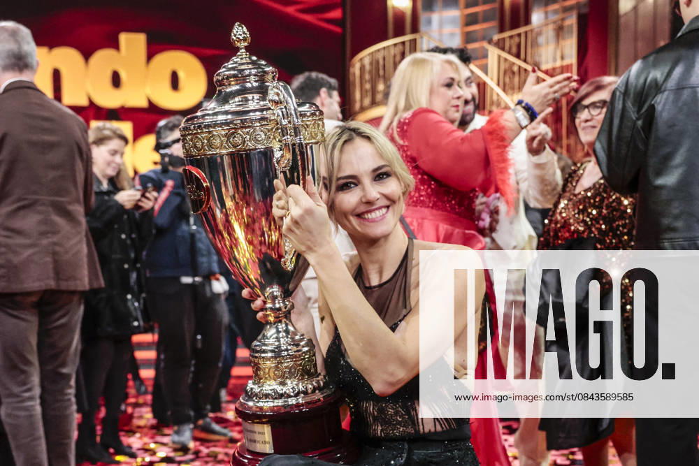 Dancing with the Stars television show, the final. Pictured is Francesca Fialdini, runner-up. Rome, Italy 20 December 2025 Rome Italy - ZUMAa289 20251221_zia_a289_026
