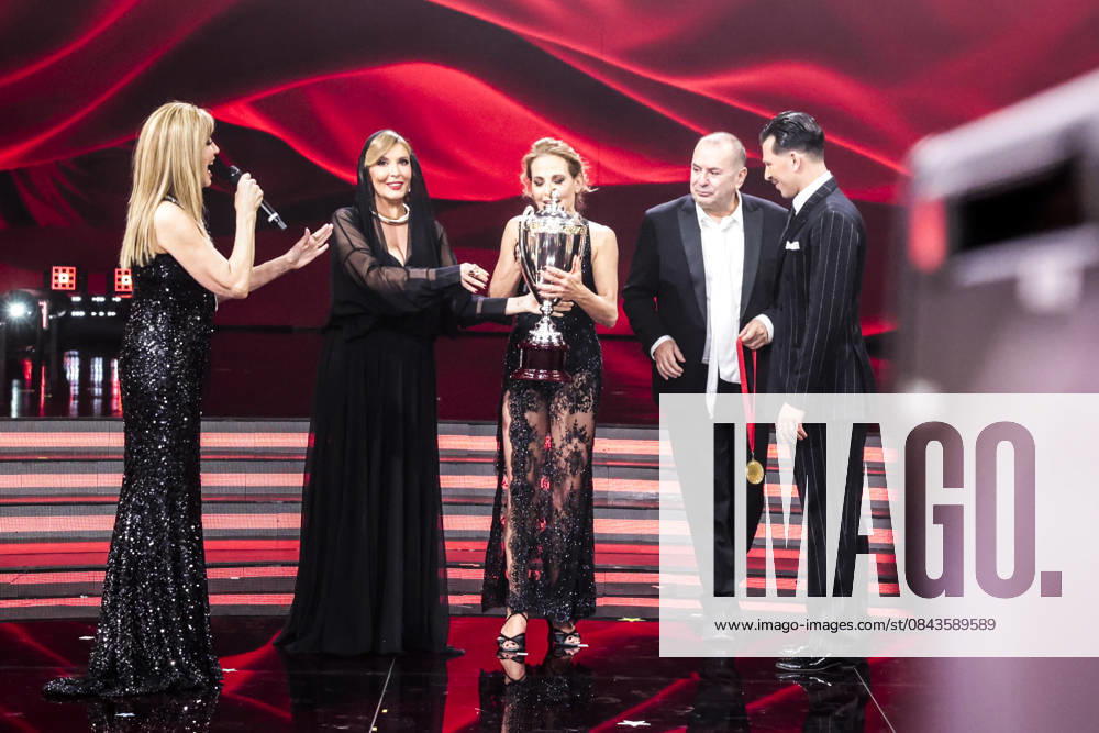 Dancing with the Stars television show, the final. Pictured is Barbara D Urso and Pasquale La Rocca, third place. Rome, Italy 20 December 2025 Rome Italy - ZUMAa289 20251221_zia_a289_030
